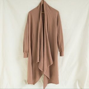 Free People brown comfy sweater duster XS/S